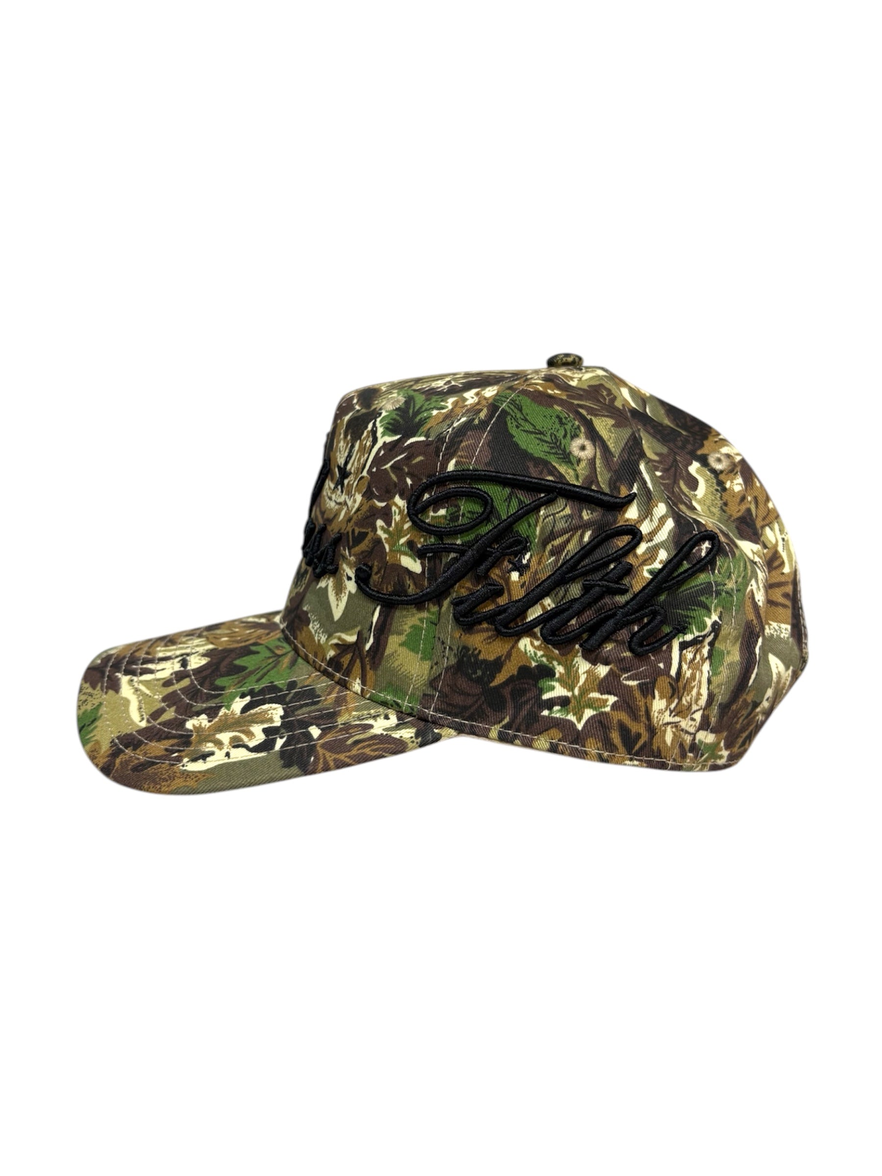 Camo Cursive Hat