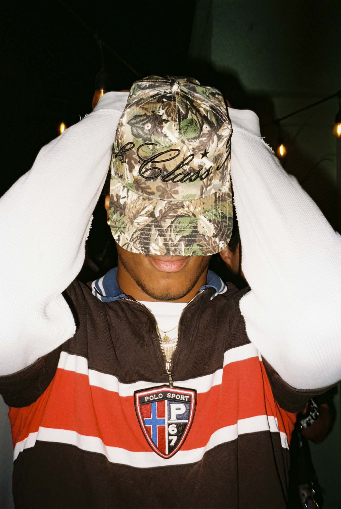 Camo Cursive Hat