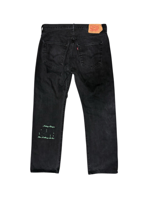 Cursive Star Denim (Repurposed)